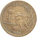 Monaco, 1 Franc, 1924, Poissy, AU(50-53), Aluminium-Bronze, Gadoury #127, 3.90