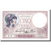 Billet, France, 5 Francs, 5 F 1917-1940 ''Violet'', 1940, 1940-12-12, TB+