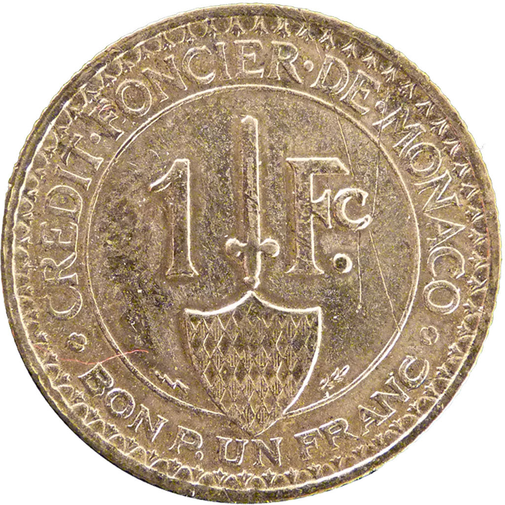 Louis II, Monaco, 1Franc