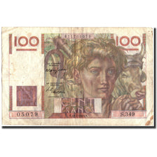 Banknote, France, 100 Francs, 100 F 1945-1954 ''Jeune Paysan'', 1949