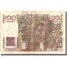 Banknot, Francja, 100 Francs, Jeune Paysan, 1950, 1950-10-12, VG(8-10)