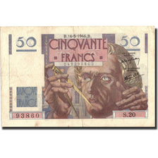 Frankreich, 50 Francs, 50 F 1946-1951 ''Le Verrier'', 1946, KM:127a, 1946-05-16