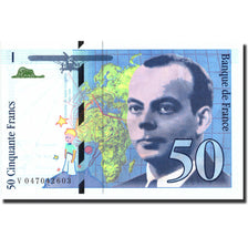 France, 50 Francs, 50 F 1992-1999 ''St Exupéry'', 1999, KM:157Ad, 1999