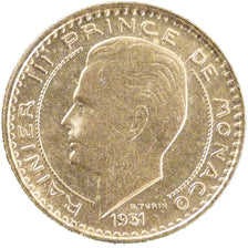 Monaco, 10 Francs, 1950, AU(55-58), Aluminium-Bronze, Gadoury #139, 3.00