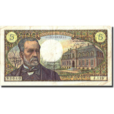 France, 5 Francs, 5 F 1966-1970 ''Pasteur'', 1970, KM:146b, 1970-01-08