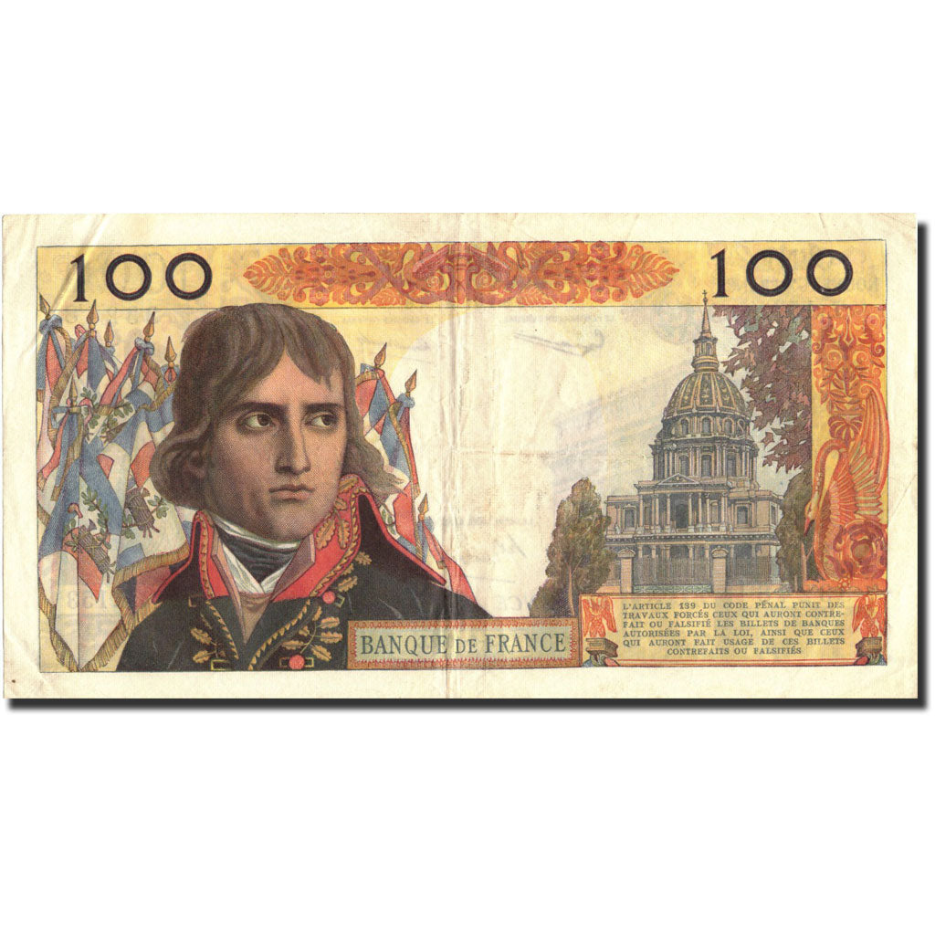 France, 100 Nouveaux Francs, 100 NF 1959-1964 ''Bonaparte'', 1962, KM:144a