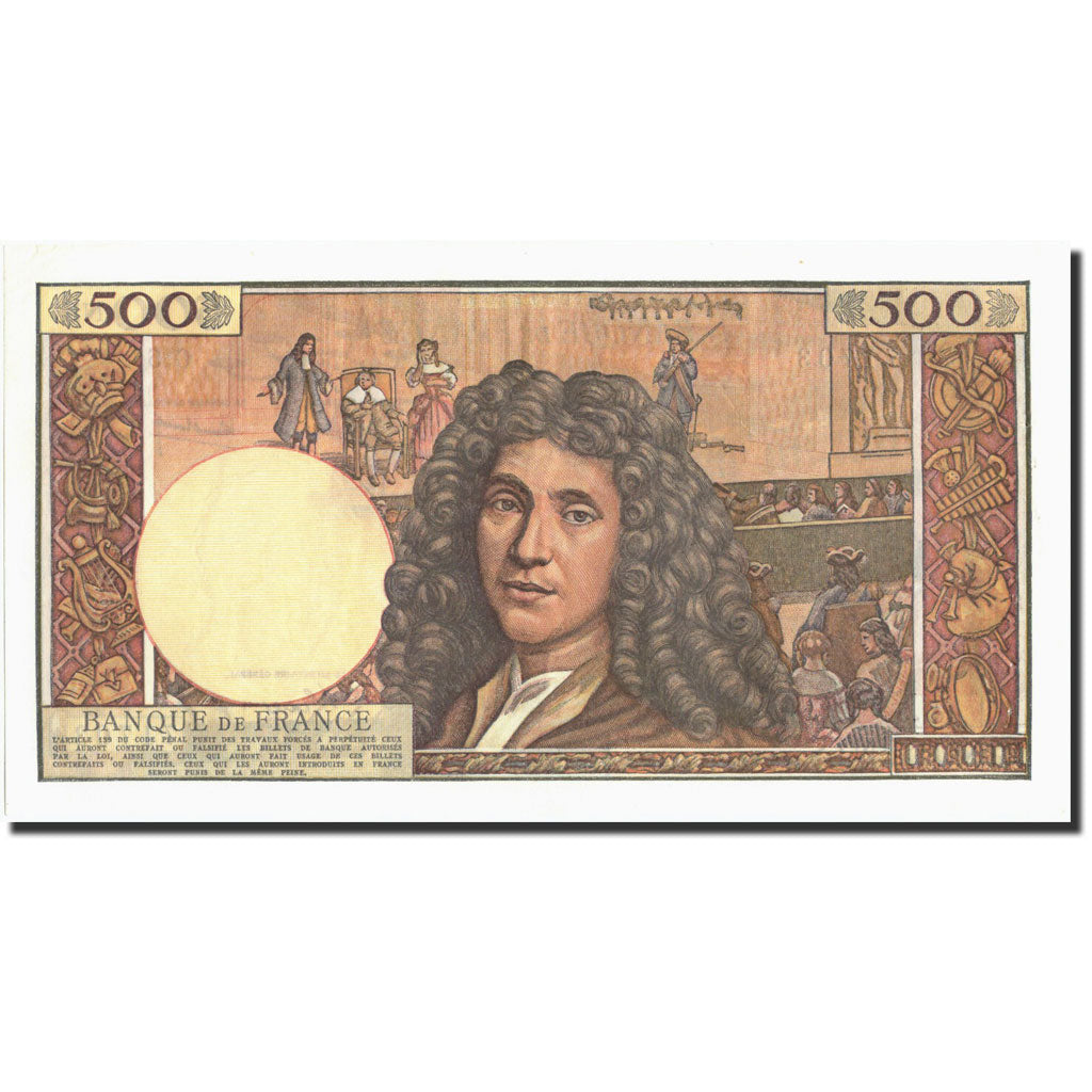 France, 500 Nouveaux Francs, 500 NF 1959-1966 ''Molière'', 1960, KM:145a