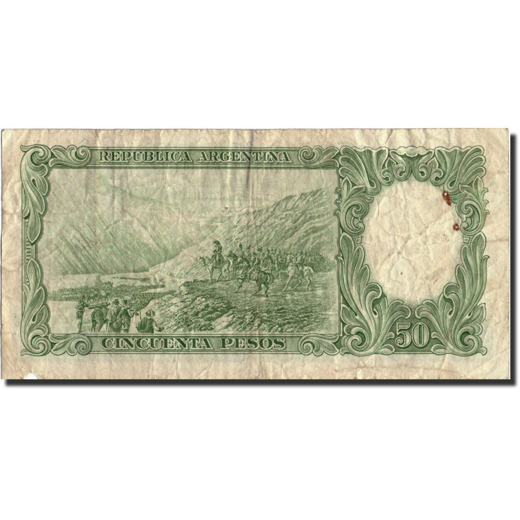 Argentina, 50 Pesos, KM:266b, VF(20-25)