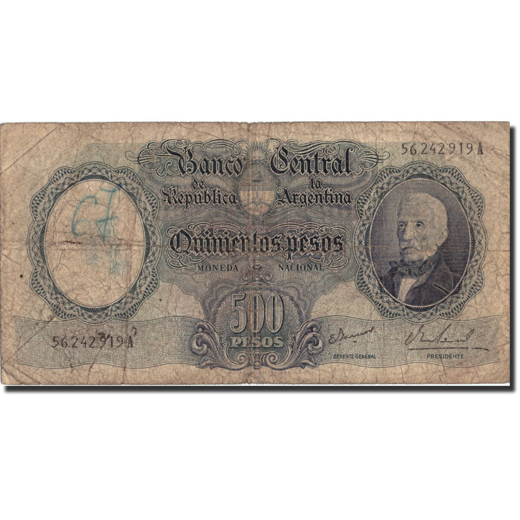 Argentina, 1000 Pesos, KM:273a, AG(1-3)