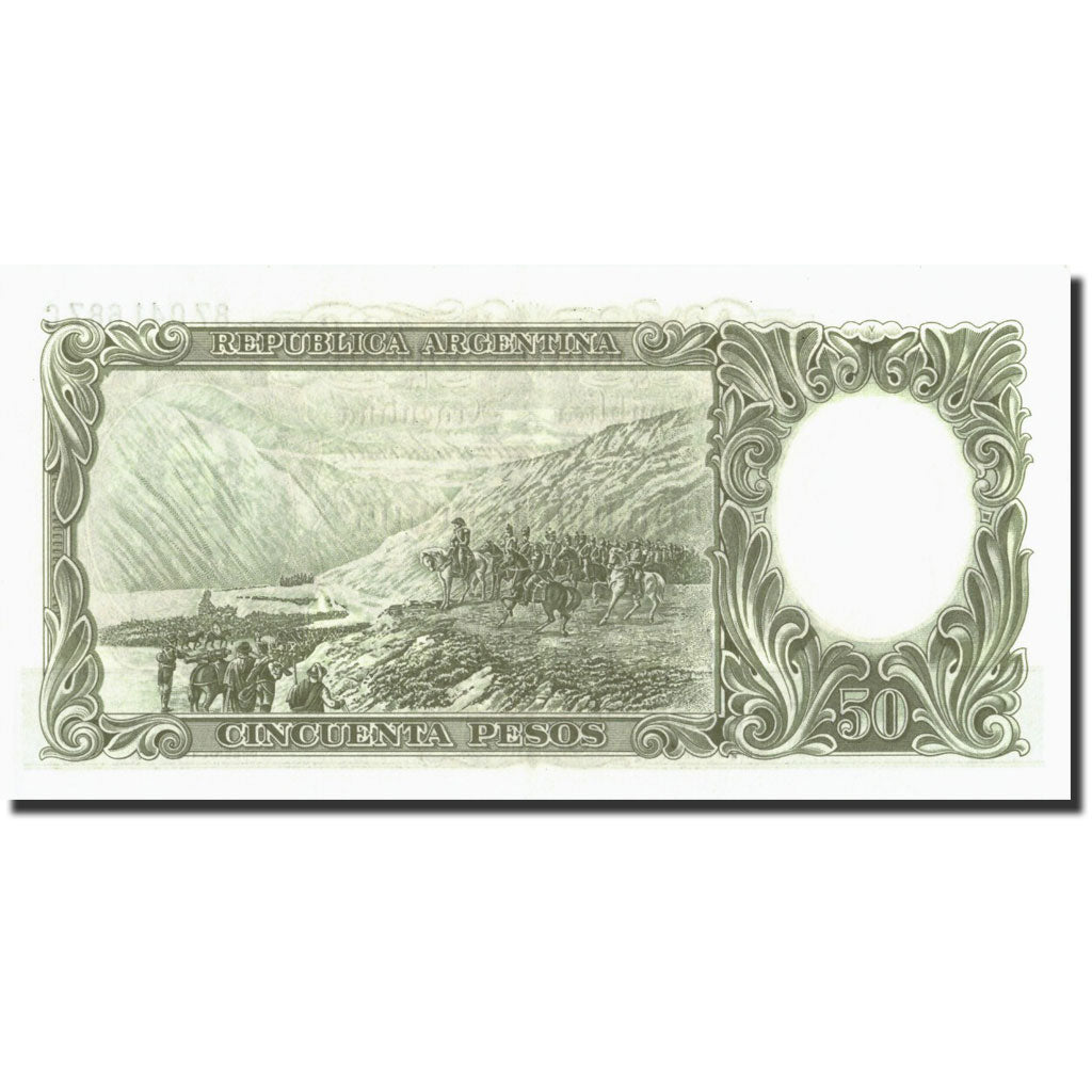 Banknote, Argentina, 50 Pesos, Undated, Undated, KM:271b, UNC(64)