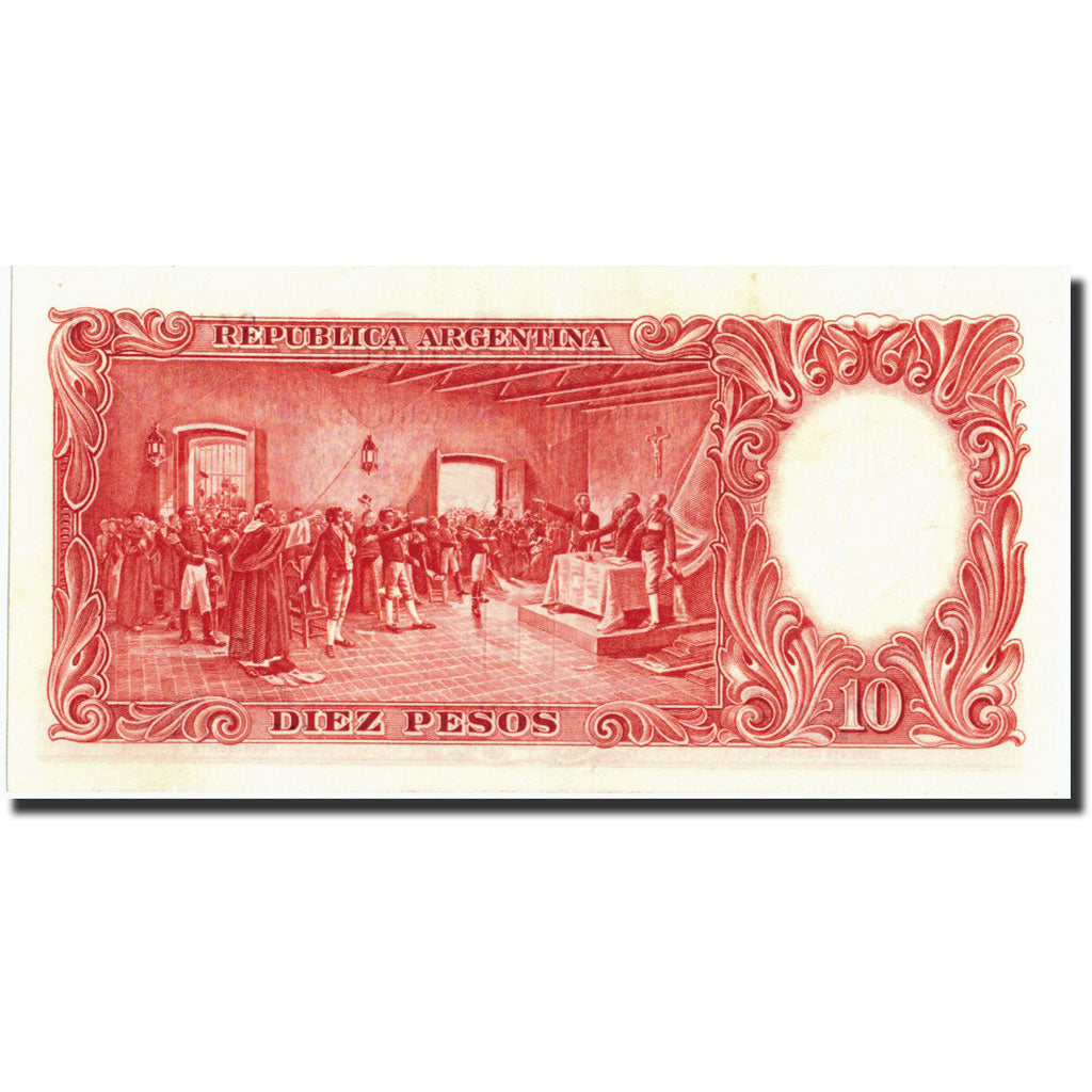 Banknote, Argentina, 10 Pesos, Undated, Undated, KM:270c, UNC(63)