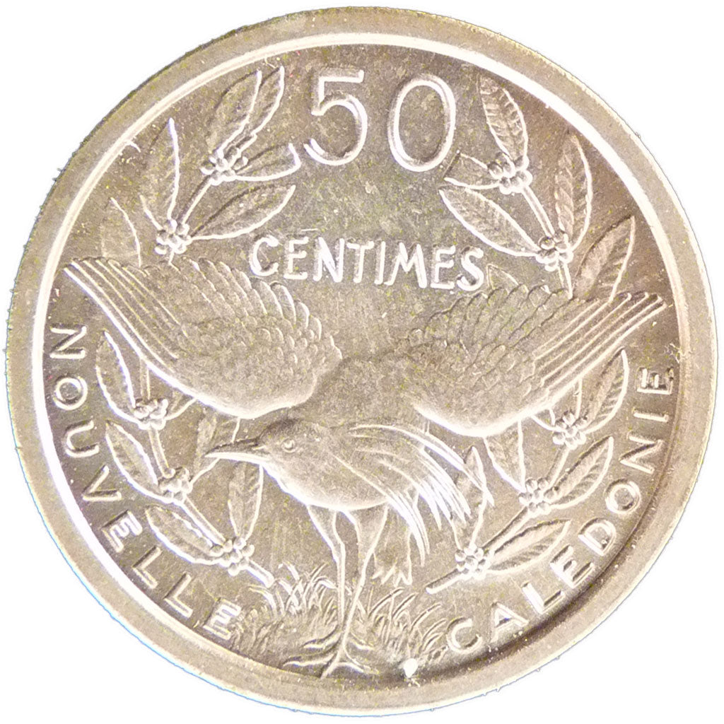 Coin, New Caledonia, 50 Centimes, 1949, Paris, MS(65-70), Copper-nickel
