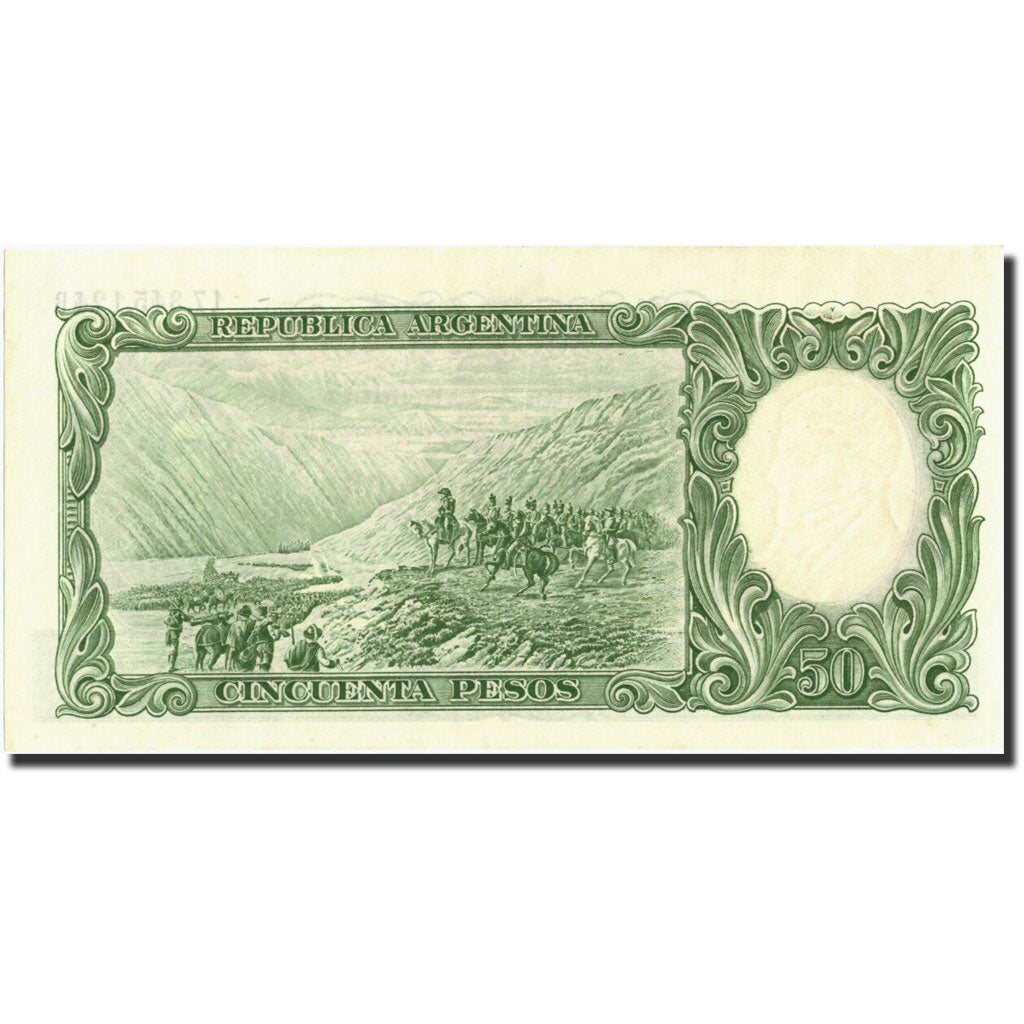 Argentina, 50 Pesos, undated (1968-69), KM:276, undated (1968-69), UNC(65-70)