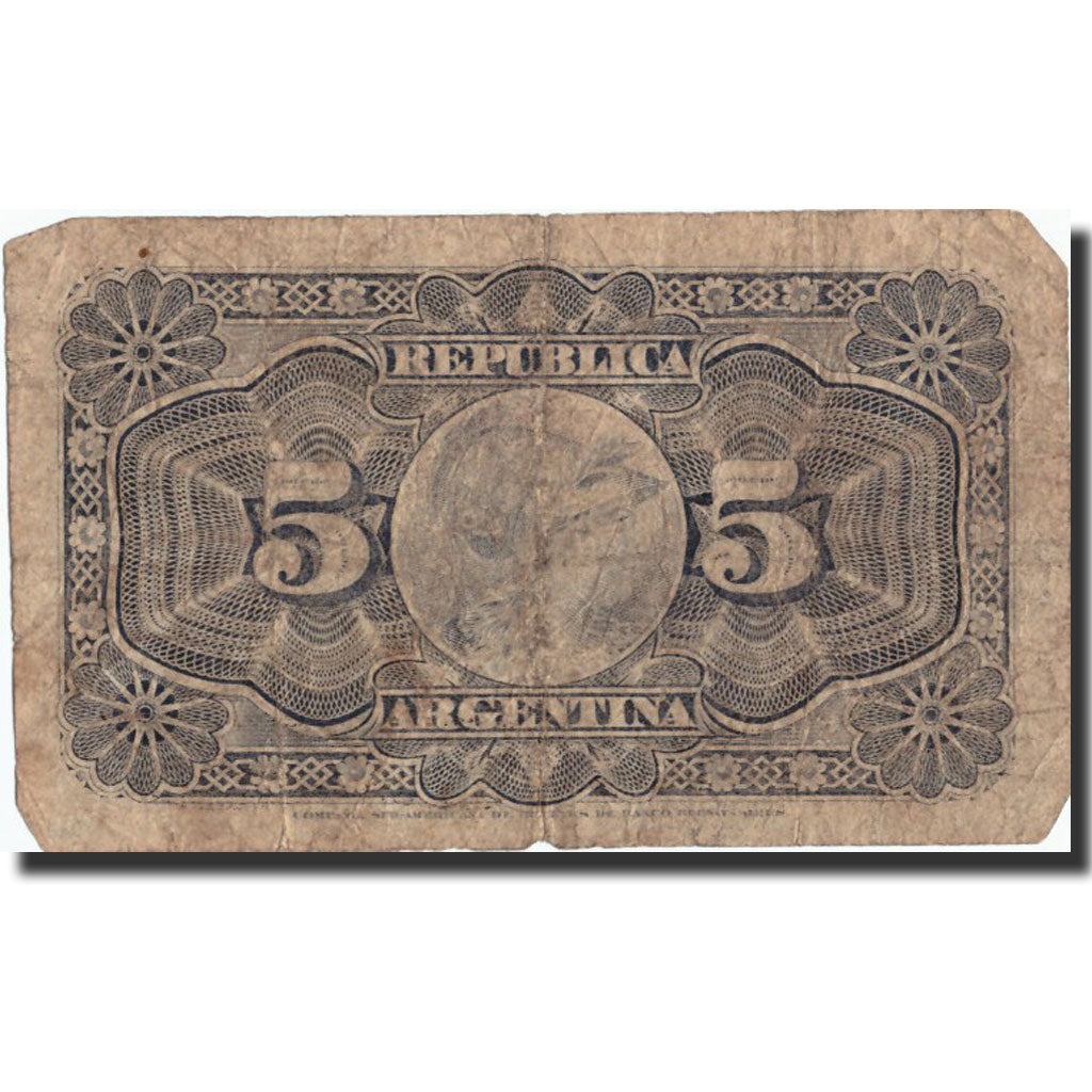 Argentina, 5 Centavos, 1891, KM:209, 1891-11-01, VG(8-10)