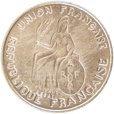 New Caledonia, 50 Centimes, 1948, MS(65-70), Bronze-Nickel, Lecompte #19, 2.60