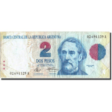 Argentina, 2 Pesos, undated ( 1992-97), KM:340a, undated ( 1992-97), EF(40-45)