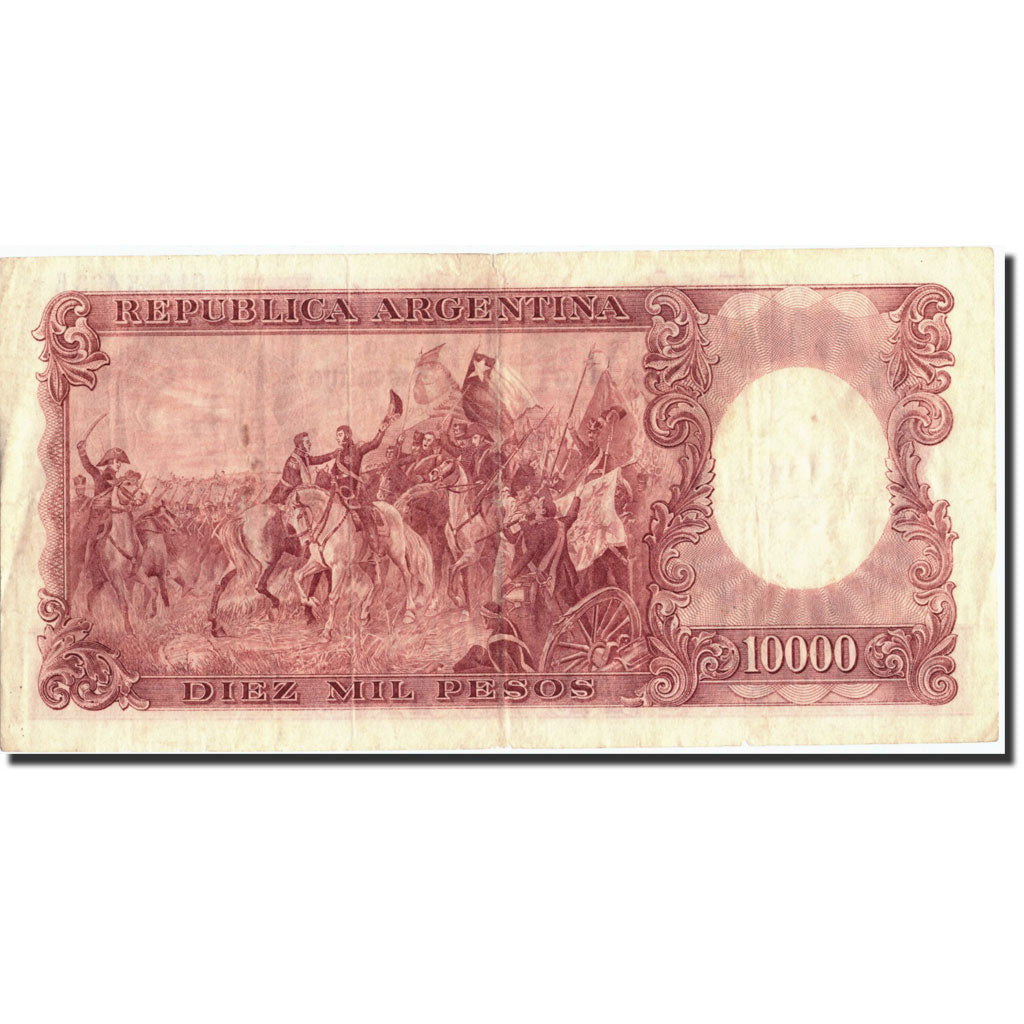 Argentina, 10,000 Pesos, undated (1961-69), KM:281b, undated (1961-69)