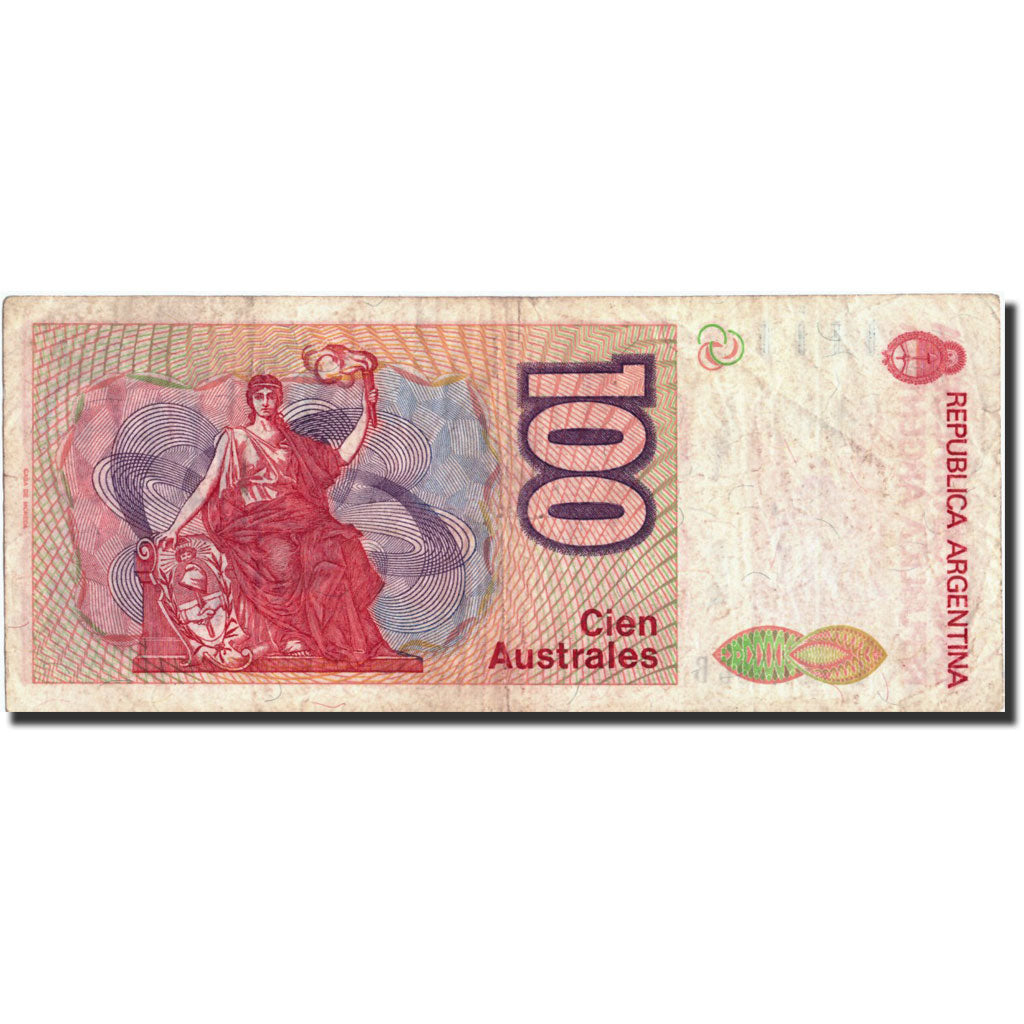 Banknote, Argentina, 100 Australes, Undated (1985-90), undated (1985-90)