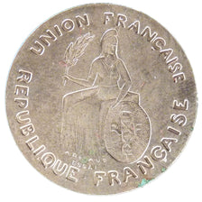 New Caledonia, 1 Franc, 1948, AU(55-58), Bronze-Nickel, Lecompte #25, 5.20