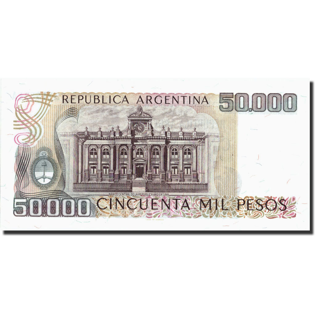 Billet, Argentine, 50,000 Pesos, undated (1979-83), undated (1979-83), KM:307