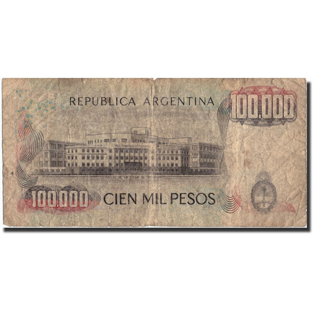 Banknote, Argentina, 100,000 Pesos, undated (1979-83), undated (1979-83)