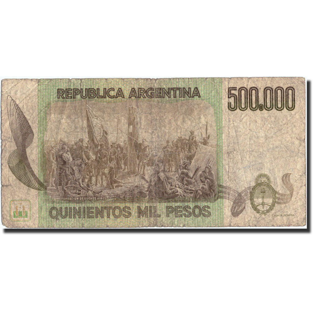 Banknote, Argentina, 500,000 Pesos, undated (1980-83), undated (1980-83)