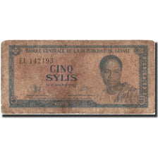 Guinea, 5 Sylis, 1980, 1980, KM:22a, VF(20-25)