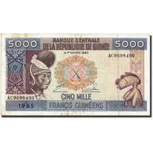Guinea, 5000 Francs, 1985, 1985, KM:33a, BB