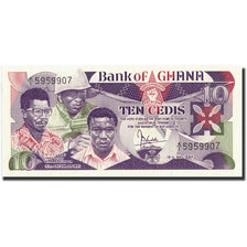 Banknot, Ghana, 10 Cedis, 1984, 1984-05-15, KM:23a, UNC(65-70)