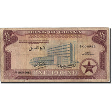 Ghana, 1 Pound, 1958, 1958-07-01, KM:2a, F(12-15)