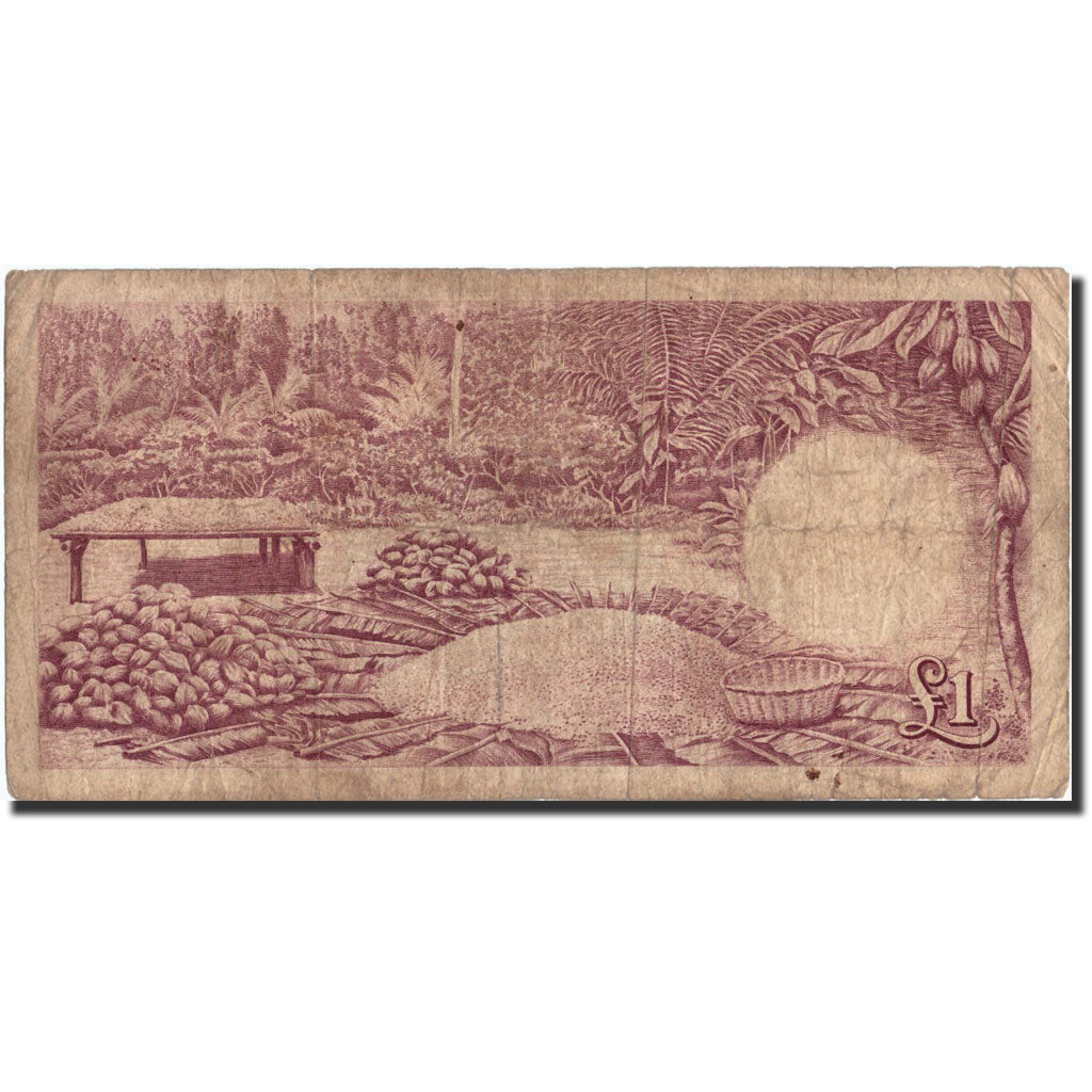 Ghana, 1 Pound, 1958, 1958-07-01, KM:2a, F(12-15)