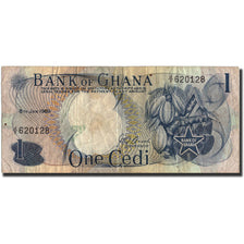 Banknote, Ghana, 1 Cedi, 1969, 1969-01-08, KM:10b, VF(20-25)