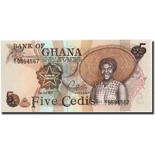 Banconote, Ghana, 5 Cedis, 1977, KM:15b, 1977-01-02, FDS