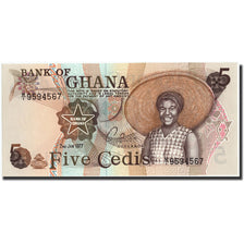 Banknote, Ghana, 5 Cedis, 1977, 1977-01-02, KM:15b, UNC(65-70)