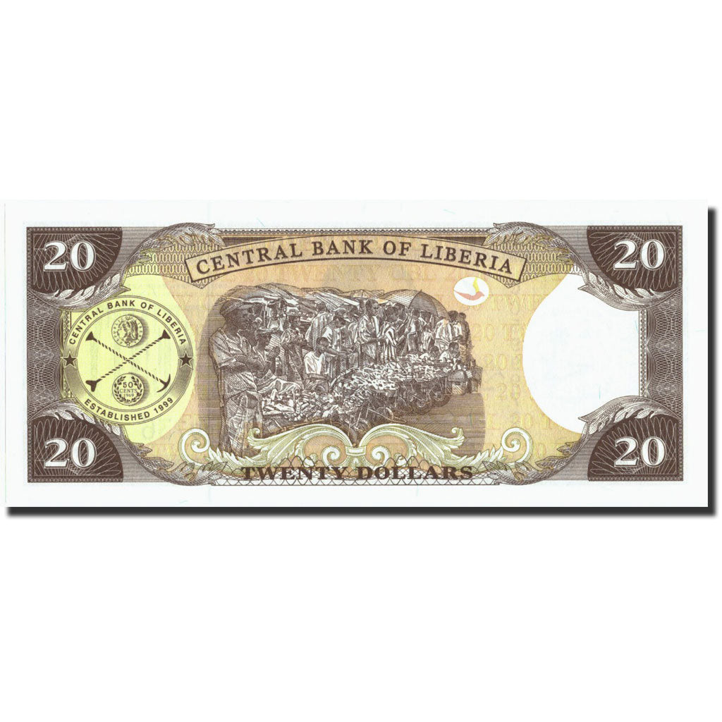 Liberia, 20 Dollars, 2003, 2003, KM:28a, FDS