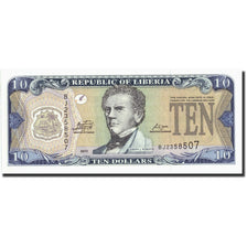 Geldschein, Liberia, 10 Dollars, 2011, 2011, KM:22, UNZ