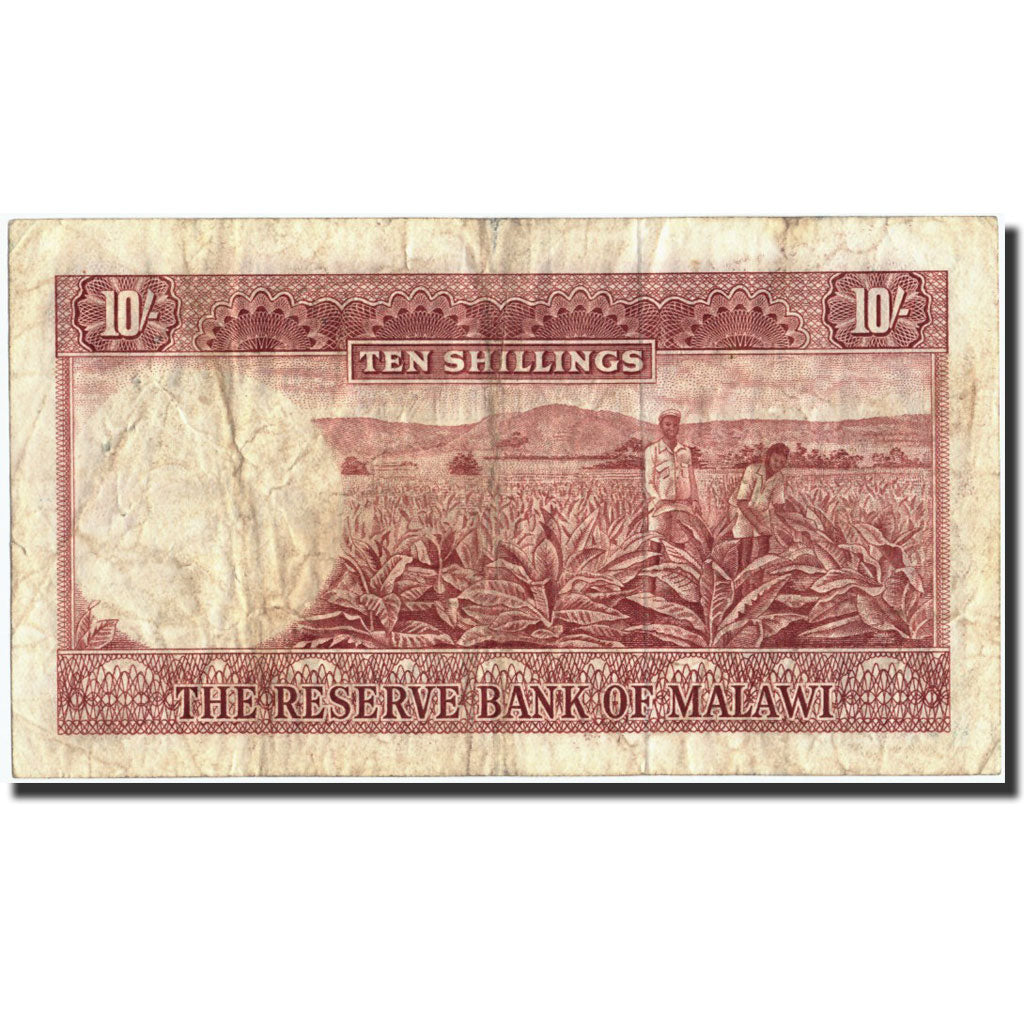 Malawi, 10 Shillings, 1964, 1964, KM:2Aa, VF(20-25)