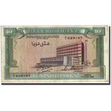Billet, Ghana, 10 Shillings, 1962, 1962-07-01, KM:1c, TB+