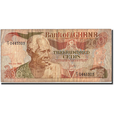 Banknote, Ghana, 200 Cedis, 1986, 1986-07-15, KM:27A, VF(20-25)