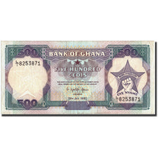 Geldschein, Ghana, 500 Cedis, 1990, 1990-07-19, KM:28b, SS