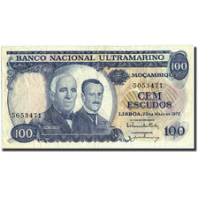 Mozambique, 100 Escudos, 1972, KM:113, 1972-05-23, VF(30-35)