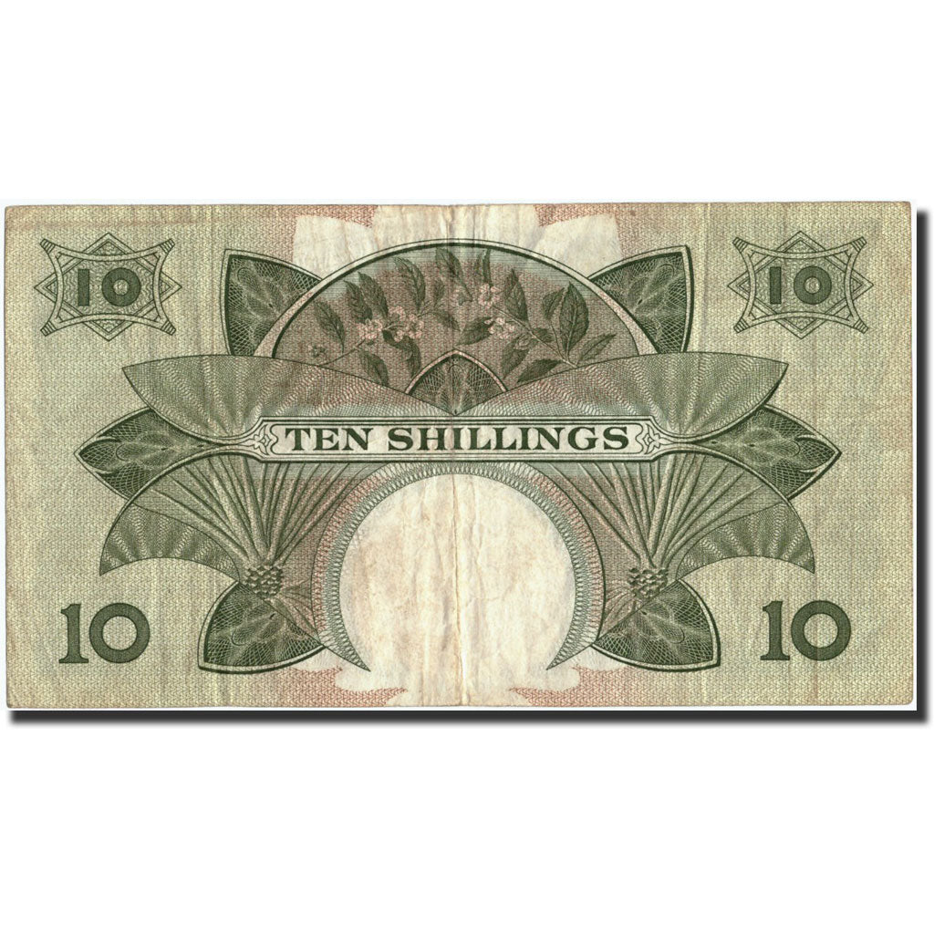 EAST AFRICA, 10 Shillings, Undated (1958-60), KM:38, TB