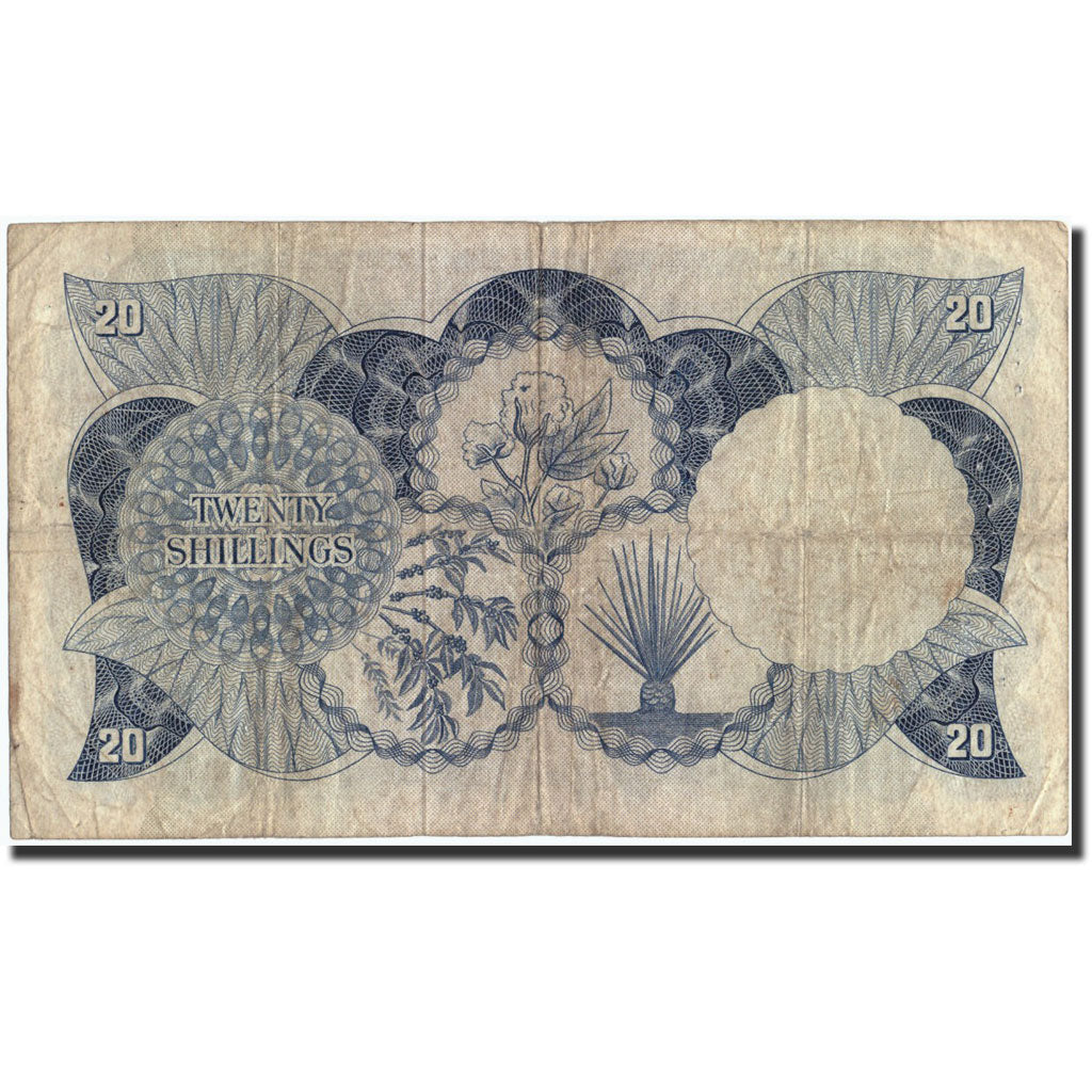 Banknote, EAST AFRICA, 20 Shillings, Undated (1964), Undated, KM:47a, VF(20-25)