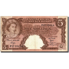 EAST AFRICA, 5 Shillings, Undated (1961-63), KM:41a, EF(40-45)