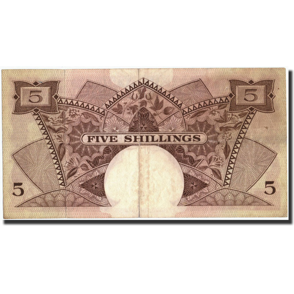 EAST AFRICA, 5 Shillings, Undated (1961-63), KM:41a, EF(40-45)