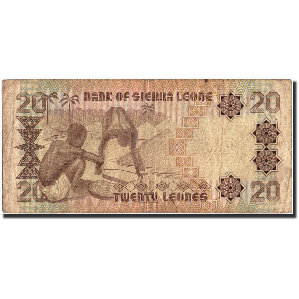 Banknote, Sierra Leone, 20 Leones, 1984, 1984-08-24, KM:14b, VF(20-25)