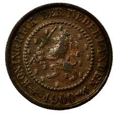 Coin, Netherlands, Wilhelmina I, 1/2 Cent, 1900, EF(40-45), Bronze, KM:109.2