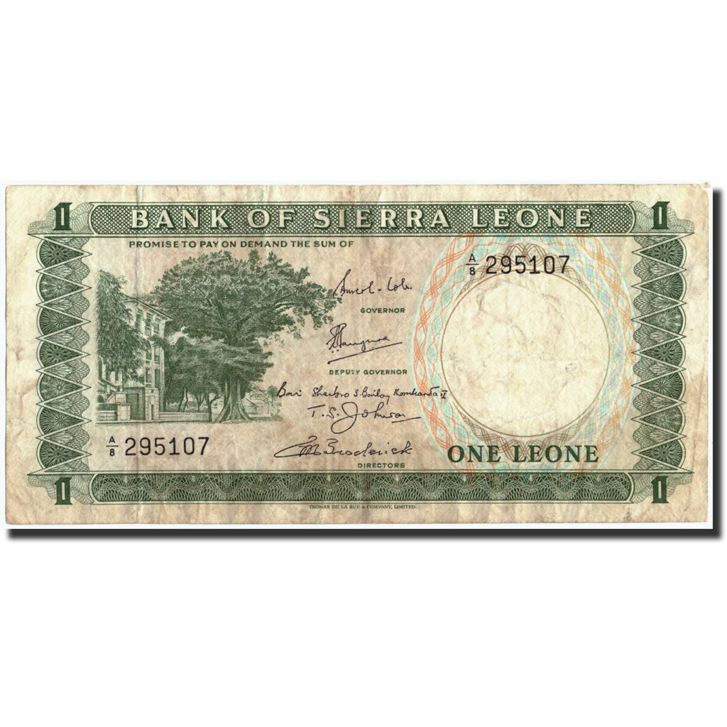 Sierra Leone, 1 Leone, Undated (1964-70), KM:1b, VF(20-25)