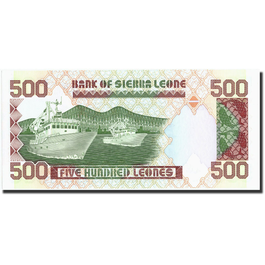 Sierra Leone, 500 Leones, 1991, KM:19, 1991-04-27, UNC(65-70)