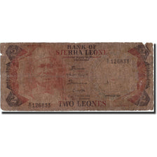 Banknote, Sierra Leone, 2 Leones, 1984, 1984-08-04, KM:6g, AG(1-3)